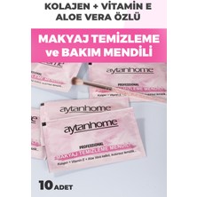 Aytan Home Kolajenli Makyaj Mendili ve Keratinli Kaş Sabitleyici Wax (Yüz Bakım Seti)