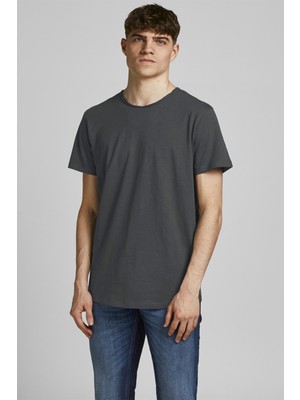 Jack & Jones Jjebasher Tee O-Neck Ss Noos Krem Erkek T-Shirt 12182498-Crock