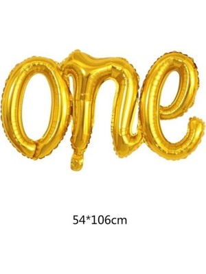 Kidspartim Gold One Folyo Balon