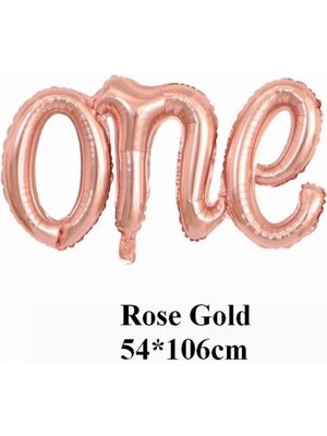 Kidspartim Rose Gold One Folyo Balon