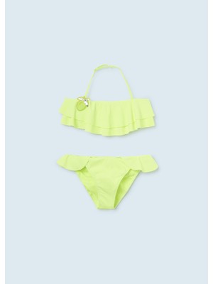 Mayoral Kız Çocuk Fırfırlı Bikini Sarı 6752