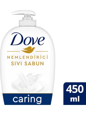 Dove Nemlendirici Sıvı Sabun Caring 1/4 Nemlendirici Krem Etkili 450 ml