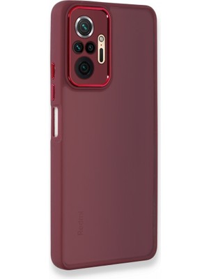 FitCase Xiaomi Redmi Note 10 Pro 4g Kılıf Freya Lazer Lens Kamera Çerçeveli Silikon Kapak
