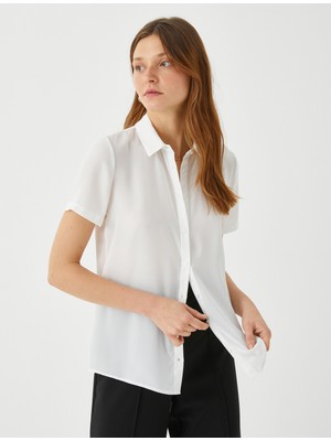 Koton Kısa Kollu Basic Gömlek