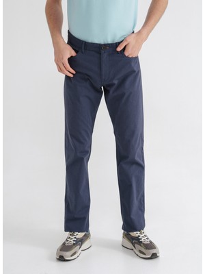 Limon Normal Bel Slim Paça Indigo Erkek Chino Pantolon Odın