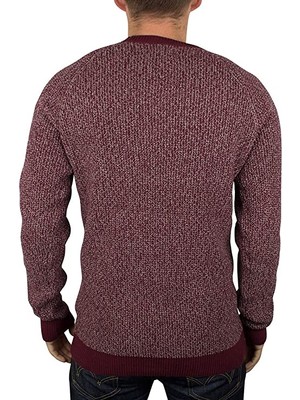 Jack & Jones Jjorblake Knit 12093448 Bordo Kazak Bordo