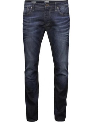 Jack & Jones 12118642 Clark 680 Blue Denim Lacivert