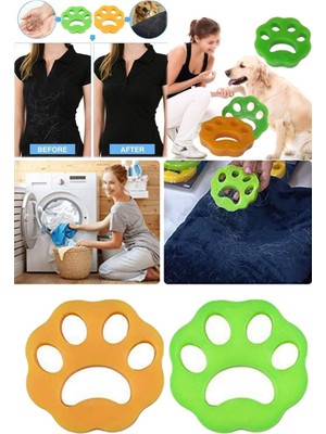 Epazzar 4 Adet Elbise Kıyafet Kedi Köpek Saç Tüy Toz Toplayıcı Çamr Makine Yıkanabilir 4 Adet