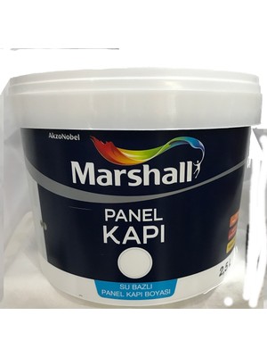 Marshall Su Bazlı Amerikan Panel Kapı Boyası 2.5 L