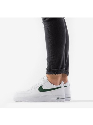 Nike Air Force 1'07 Beyaz Yeşil Erkek Sneaker Ayakkabı CI0919-027