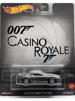 Hot Wheels Premium 007 James Bond Casıno Royal Aston Martın Dbs DMC55 HKC21