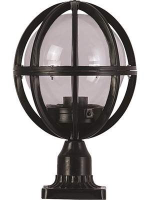 Avonnı BSU-68080-BSY-M3-K Siyah Boyalı Dış Mekan Aydınlatma E27 Abs Akrilik Cam 23CM
