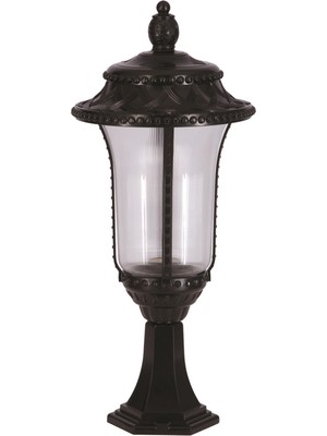 Avonnı BSU-68027-BSY-K Siyah Boyalı Dış Mekan Aydınlatma E27 Aluminyum Akrilik Cam 28CM