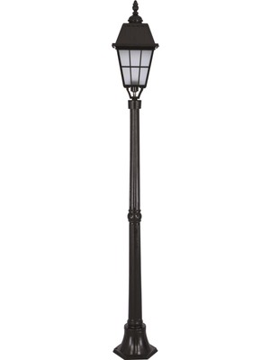Avonnı BSU-68037-BSY-OP Siyah Boyalı Dış Mekan Aydınlatma E27 Aluminyum Cam 23CM