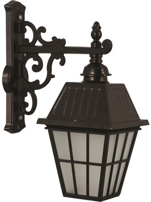 Avonnı BAP-68034-BSY-OP Siyah Boyalı Dış Mekan Aydınlatma E27 Aluminyum Cam 40X23CM