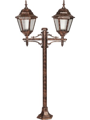 Avonnı BSU-68206-2BKR Kahverengi Boyalı Dış Mekan Aydınlatma E27 Abs Polikarbon Cam 65X23CM