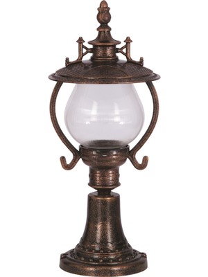 Avonnı BSU-68205-BKR-K Kahverengi Boyalı Dış Mekan Aydınlatma E27 Abs Akrilik Cam 25CM