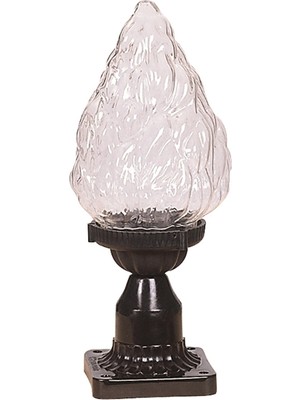Avonnı BSU-68191-BSY-M1-B Siyah Boyalı Dış Mekan Aydınlatma E27 Abs Akrilik Cam 15CM