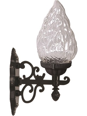Avonnı BAP-68191-1BSY-M1 Siyah Boyalı Dış Mekan Aydınlatma E27 Abs Akrilik Cam 22X15CM