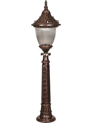 Avonnı BSU-68056-BKR-M2-B Kahverengi Boyalı Dış Mekan Aydınlatma E27 Aluminyum Döküm Dip Polikarbon Cam 27CM