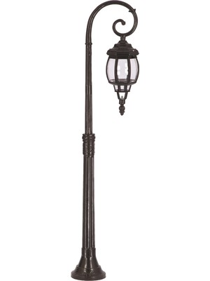 Avonnı BSU-68208-BSY-M1-B Siyah Boyalı Dış Mekan Aydınlatma E27 Aluminyum Abs Polikarbon Cam 30X18CM
