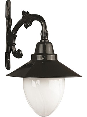 Avonnı BAP-68204-BSY-M2 Siyah Boyalı Dış Mekan Aydınlatma E27 Abs Akrilik Cam 40X20CM