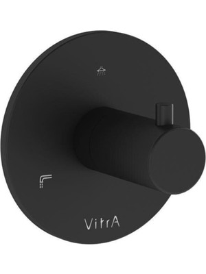 Vitra Origin A4262436 Ankastre 3 Yollu Yönlendirici, Mat Siyah