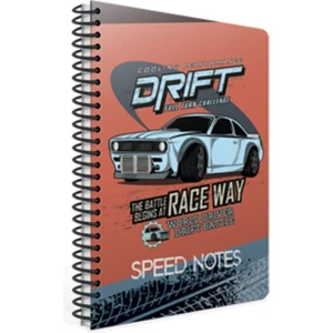 Speed Notes Not Defteri - Spiralli - A6 - 80 Yp - Çizgili - Model 3