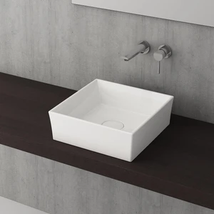 Bocchi Vessel Kare Lavabo 38X38CM Parlak Beyaz, 1173-001-0125