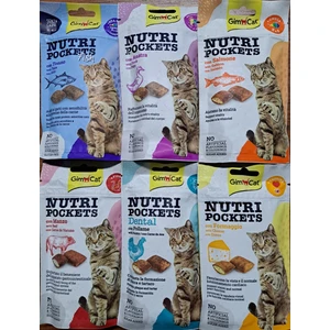 Kedi Ödülleri 6'lı Karışık 60gr*6 adet ve polo çıngıraklı top kedi oyuncağı