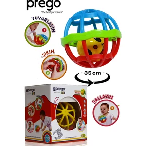 Çıngıraklı Yumuşak 35 cm Rubber Fitness Top