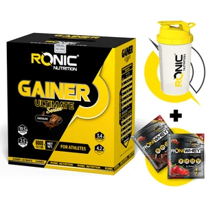 Ronic Nutrition Gainer Ultimate 6000 G Karbonhidrat Tozu + Shaker ve 2 Adet Tek Kullanımlık Whey Protein