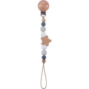Situ Store Bebek Diş Kaşıyıcı Silikon Boncuk Ahşap Emzik Klipsi - Koyu Yeşil (Yurt Dışından)