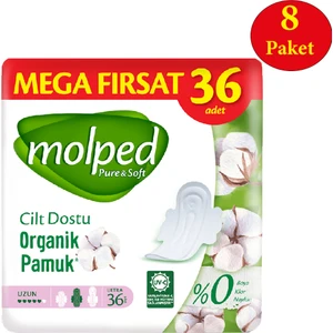 Pure Soft Hijyenik Ped Uzun Mega Fırsat 288 Adet