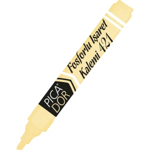 Fosforlu Kalem 421 Pastel Sarı 1 Adet