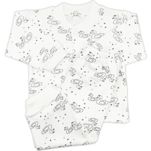 Sema Bebe Sema Baby Sevimli Kuğu Bebek Pijama Takımı 6-9 Ay