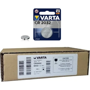 100 Adet Varta CR2032 3V Lityum Para Pil