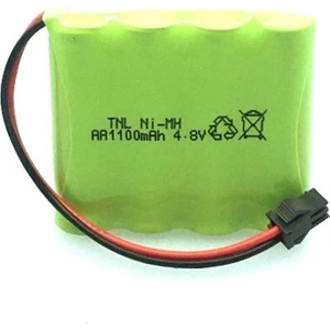 4.8V 1100MAH Siyah Soketli Oyuncak Araba Pili