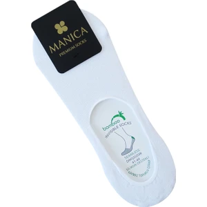 Erkek Bambu Babet Çorap - Beyaz