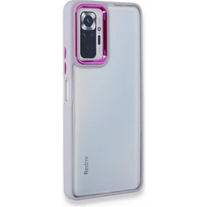 Xiaomi Redmi Note 10 Pro 4g Kılıf Luna Lens Kamera Çerçeveli Silikon Kapak