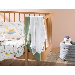 English Home Rainbow Pamuklu 2'li Bebe Müslın Set 65X65 cm Yeşil
