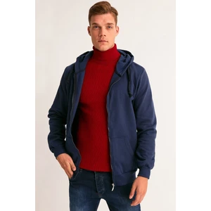 Fermuarlı Kapüşonlu Sweatshirt