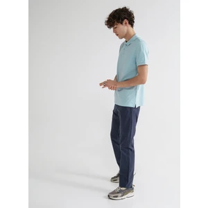Normal Bel Slim Paça Indigo Erkek Chino Pantolon Odın