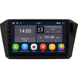 Volkswagen Passat B8 (2015-2022) Android 14 Multimedya - 4 GB Ram - 64 GB Hafıza - Carplay CRV-4574XD