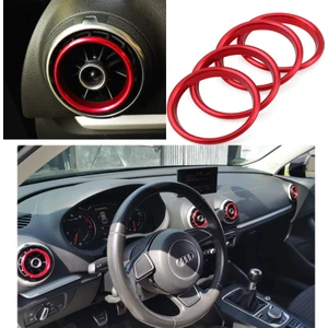 Audi A3 8V Hava Kanalı Dekoratif Halkalar - Audi A3 Aksesuar