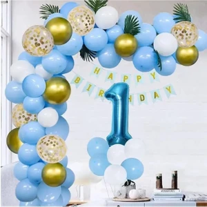 Çıtı Pıtı Store 1 Yaş Doğum Günü Tema Parti Süslemeleri Balon