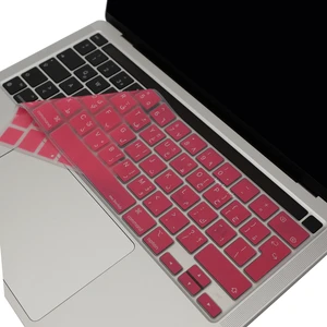 Macbook Pro Klavye Kılıfı 13 inç M1-M2 UK Arapça Baskı A2338 A2289 A2251 A2141 ile Uyumlu