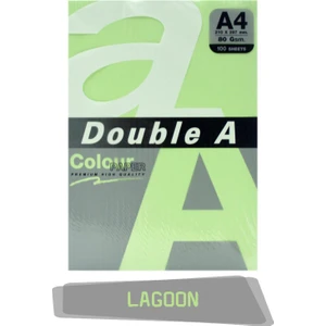 Double A Renkli Fotokopi Kağıdı 100'lü A4 80 gr Lagoon