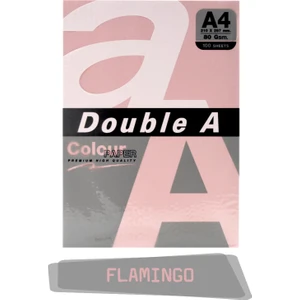 Double A Renkli Fotokopi Kağıdı 100'lü A4 80 gr Flamingo