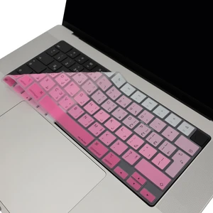 Macbook Air Pro Klavye Kılıfı Arapça Baskı M1-M2-M3 A2681 A2941 A2442 A2779 A2992 A2918 A2485 A2780 A2991 ile Uyumlu Gradient